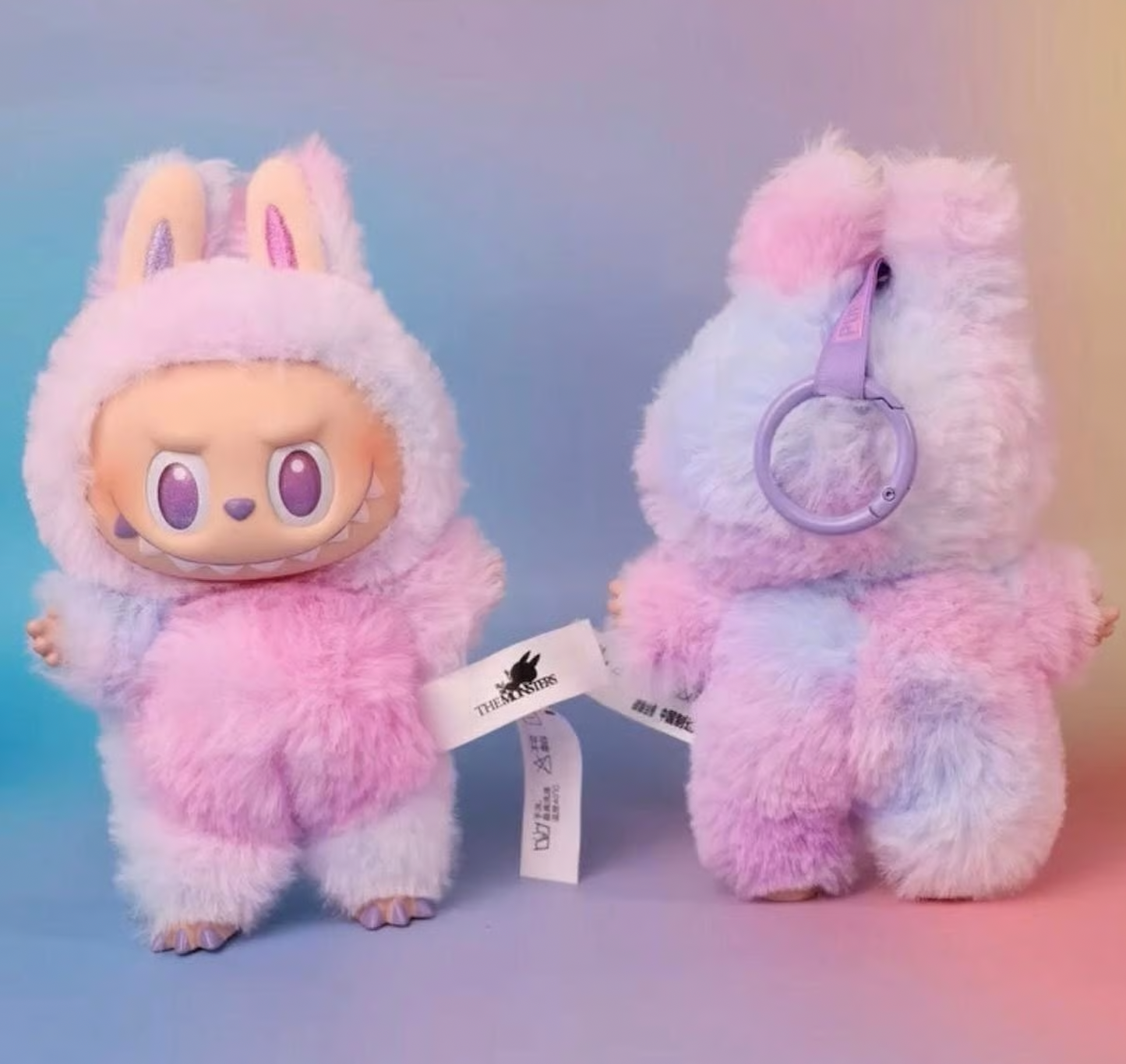 Labubu Keychain “Luck” – A Pink and Blue Charm for Collectors
