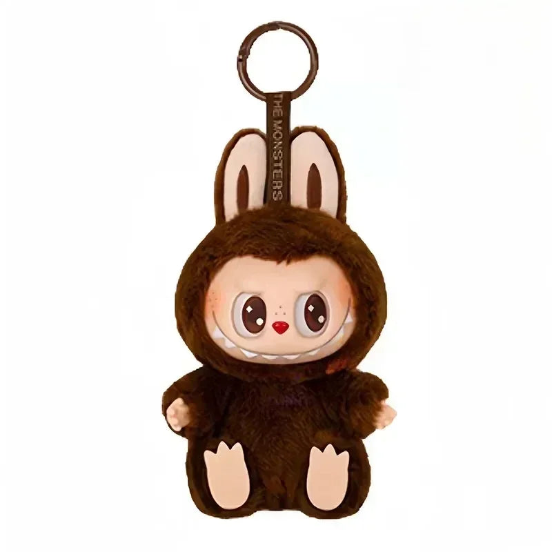 Labubu Dark Brown Keychain Plush