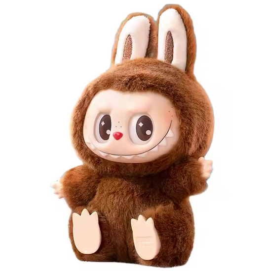 Labubu Dark Brown Keychain Plush